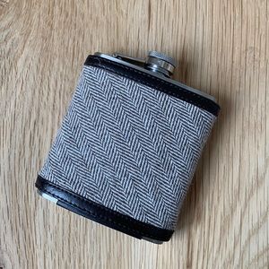 NWOT J.CREW Factory Tweed Wrapped Flask